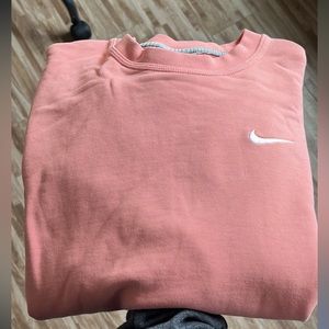 Nike crewneck coral pink M